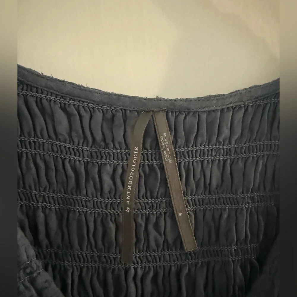 Anthropologie Slate Blue Peregrine Dress Size Small - Picture 8 of 9